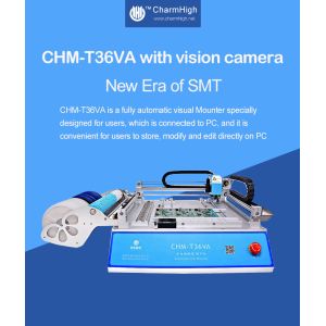 Computer Control 2 Heads Desktop SMT Pick And Place Machine 29 tape feeding