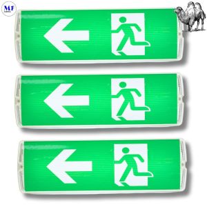 8W IP65 ABS PC LED Emergency Light Exit Light for School Subway Supermarket