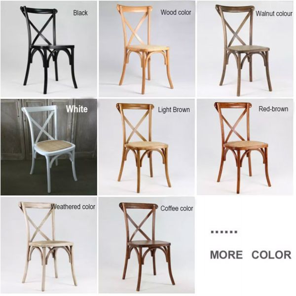 Stackable Wedding Banquet Chairs Bent Wood Oak X Back Beech Solid Wood
