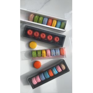 Customizable Food Safe Macaron Paper Boxes Plastic Macaron Trays
