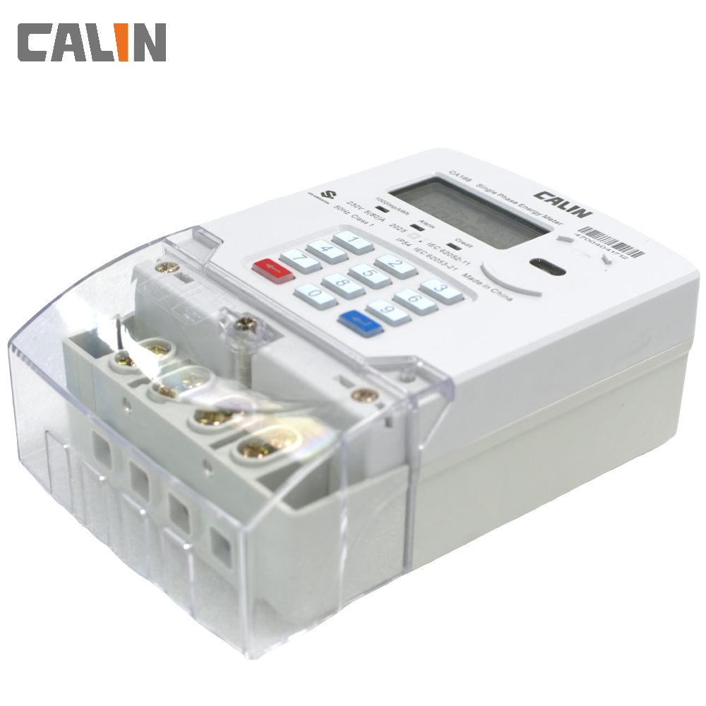 STS Single Phase Electricity Meter With PLC / RF Communication