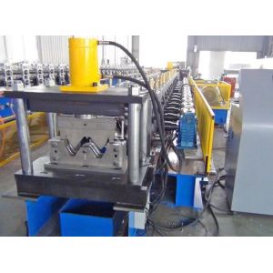 Precision Highway Guardrail Roll Forming Machine 300 H - High Grade Steel Frame