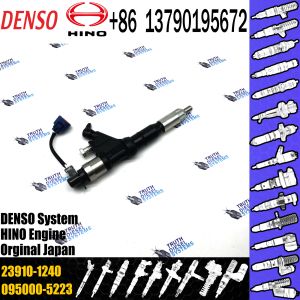 Cheap New Fuel Injector Nozzle 095000-5220 095000-5223 095000-5224 095000-5225 23670-E0340 23670-E0341 23910-1240 for HINO P13 for sale