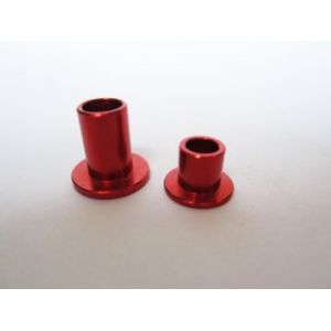 Red Anodized Billet Aluminum CNC Machining Bushing used for Bolt and Nut
