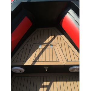 Teak/Gray Synthetic Rubber Decking The Perfect Solution for Yacht Floor and Boat