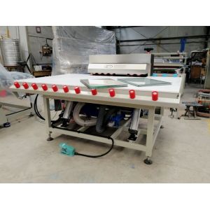 Single Side Double Glazing Equipment Heated Roller Press Table With Air Float & Tilting,Tilting Heated Roller Press