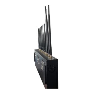 Power 2.4GHz-2.483GHz WiFi Signal Jammer With AC Adapter 360 Jamming Area 20W