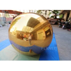 Silver Reflective Balloon Inflatable Floating Mirror Balls For Wedding