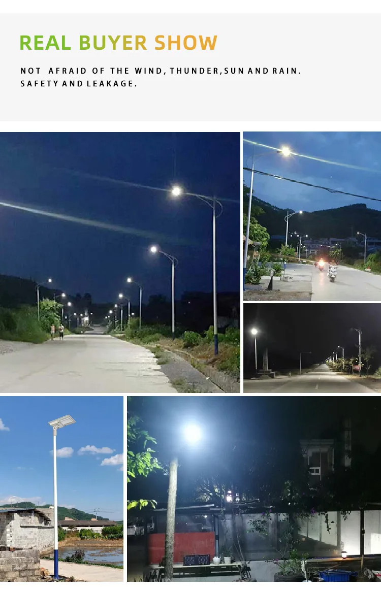 All In One Solar Street Light with Adjustable Lamp Arm Die-Casting Aluminum and