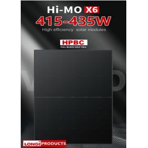 China Hi Mo X6 LONGi PV Modules LR5-54HTB 415W Zonnepanelen HPBC Longi All Black on sale