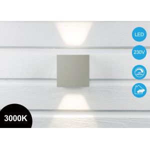 5 years warranty IP65 6W Outdoor Cube Decorative Up And Down LED Wall Light