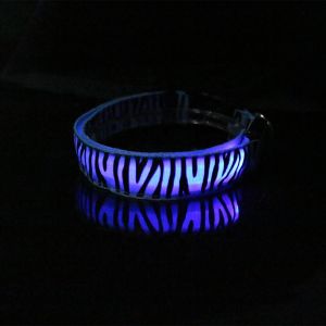 Multi Color Rope Clips LED Dog Collar , Pet Training Dog Collar For Party