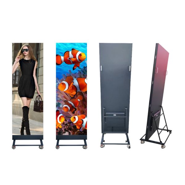 Indoor Standing LED Poster Display with High Definition Digital Signage and