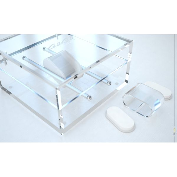 Stylish Designed Perspex Single Watch Box W/ PU Pillow Hi-Clear Acrylic 180*180