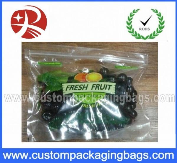 Plastic Custom Printed Ziplock Bag Eco-friendly , biodegradable