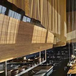 Cheap High Strength Ceiling Design Curtain , Lightweight Flexible Wire Mesh Curtain for sale