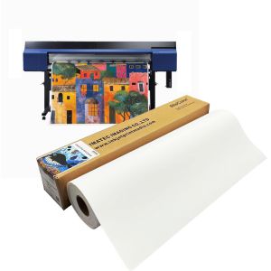 Matte Fine Art 100% Polyester Canvas Roll 270gsm For Eco-Solvent Ink Printing