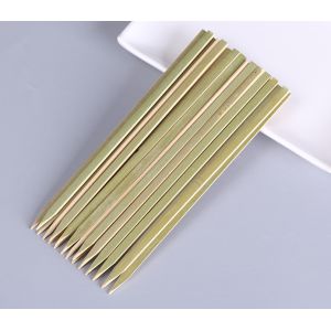 15cm Bamboo Paddle Picks Skewers for BBQ 100packs