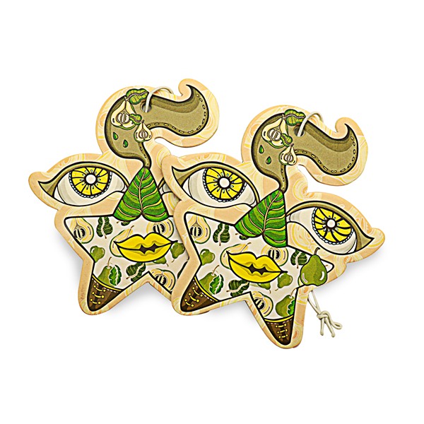 Eco - Friendly Hanging Paper Air Freshener for Hotels Toilets Offices