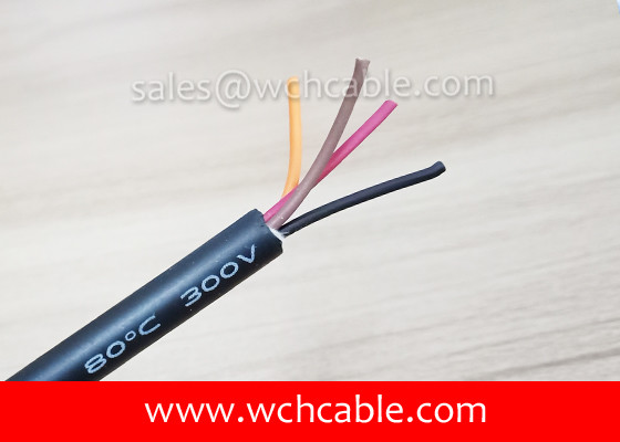 UL PVC Cable, AWM Style UL2096 16AWG 4C FT2 80°C 300V, PVC / PVC