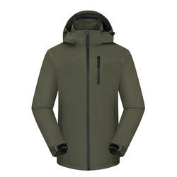 Windproof and Waterproof Men's Jacket All Seam-Sealed with Great Breathability