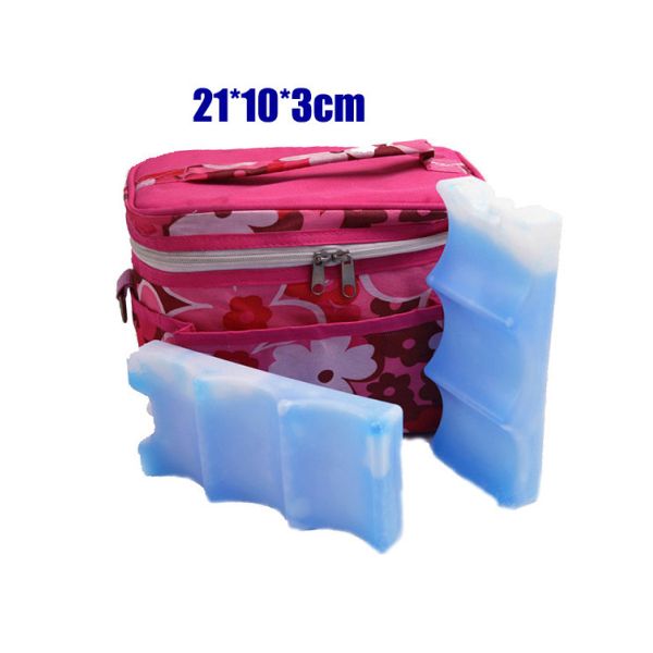 portable kid fashion Vaccine transport solar rigid plastic cool cooler HDPE food grade colorized ice pack for Lunch Box