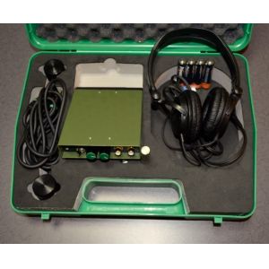 Cheap Stereo Stethoscope Wall Listening Device With Two Sensors Thru Solid Structures for sale