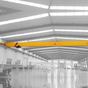 10 Ton Span 10.5m European Electric Single Girder Overhead Crane A5 Working
