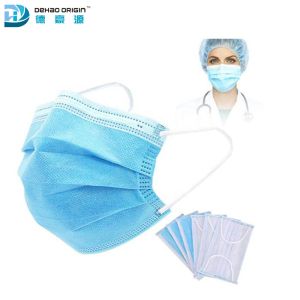 China No Stimulation Latex Free 3 Ply Non Woven Face Mask on sale