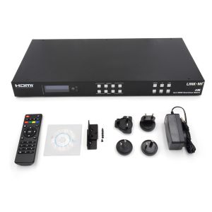 Seamless HDMI 4K Video Wall Splitter HDMI Matrix Switcher 2X2 4 In 4 Out