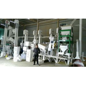 80 Tons per day Destoner Dehusking Rice Processing Mill