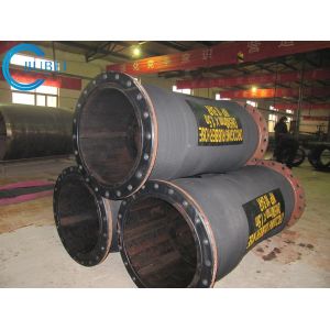 China 6 8 Inch Heavy Duty Rubber Discharge Hose For Pool Abrasion Resistant Natural Marine on sale