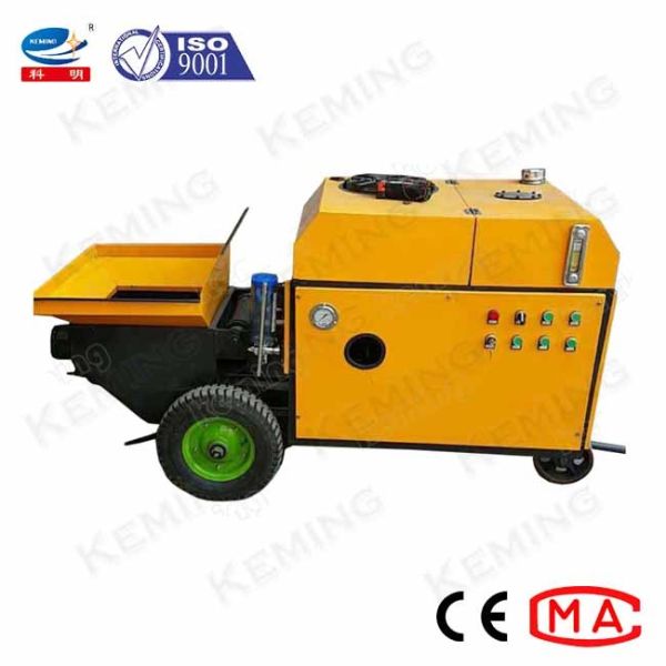 Quality 15mm Aggregate Diesel Engine Small Concrete Pump 6m3/H wholesale