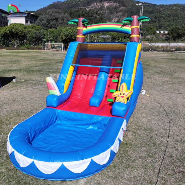 Waterslide Commercial PVC Inflatable Water Slide For Kid Inflatable Slide With Pool Wet Dry Slide Adult