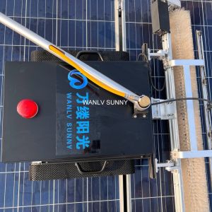 Lithium Battery-Powered Photovoltaic Pane Cleaning Robot for Solar Panel Washing