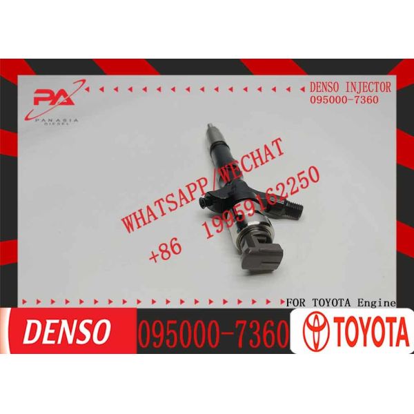 Diesel Common Rail Injector 095000 7360 0950007360 Fuel Injectors 095000-7360 23670-30080 23670-39155 for Toyota DENSO
