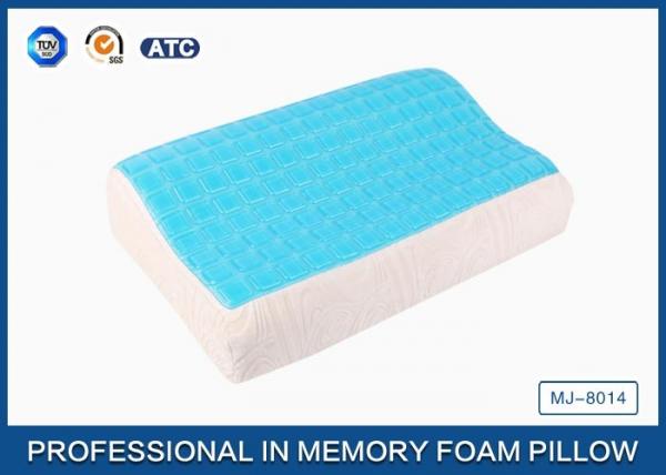 Quality Softest Contour Dream Flat Memory Foam Pillow Stomach Sleeper , gel pillow case wholesale
