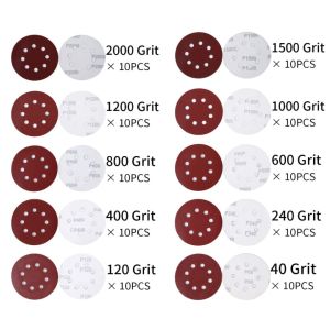 100pcs Triangular Sanding Pads Hook And Loop Sanding Sheet For Wood