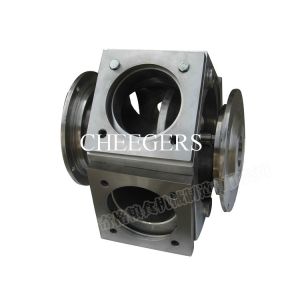 OEM Plug Diverter Valve Granules Conveying Reversing Manually Controlled