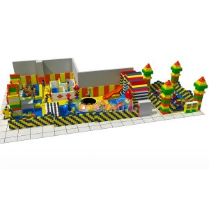 Brick Castle Indoor Playground Safe And Exciting Equipment For Kids' Physical