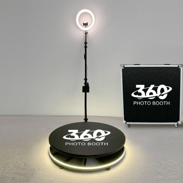 High Speed Smooth Rotation 360 Photo Booth for Party Events Load Capacity 2-3