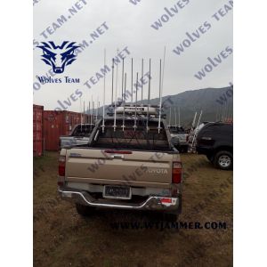 10w Vehiclecell Phone Signal Jamming Device 10-50 Meters Range Mounted On Car