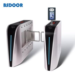 Supermarket Security Optical Swing Turnstile Entrance Access Control