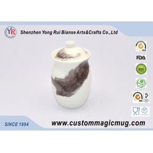 Unique Shape Hot Water Color Changing Ceramic Mug For Drinking Tea Cup