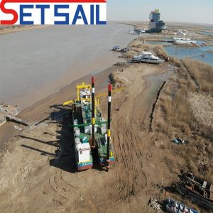 Diesel Enging Hydraulic Bucket Wheel Dredger for Hard Silt in Pork River and
