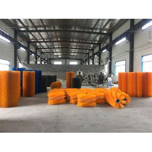 Durable Multiple Broom Sweeper Customized Color PP Steel