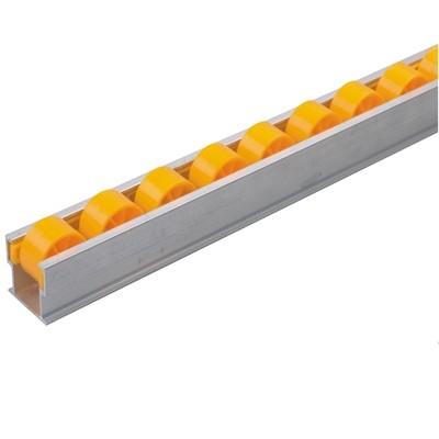 Quality Yellow JY 2045A PP Plastic Roller Track 6063 Aluminum Material wholesale