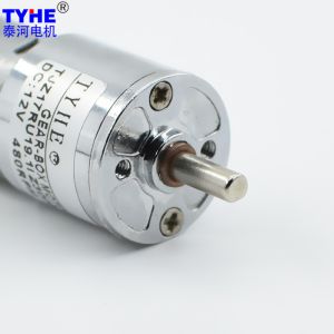 Low Noise 17mm 6v 24v DC Gear Motor With Encoder 20kgcm 1.5 Watt 60rpm 70Rpm