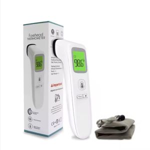 Auto Shut Off Digital Forehead Thermometer 3VDC No Touch With Colour Changing