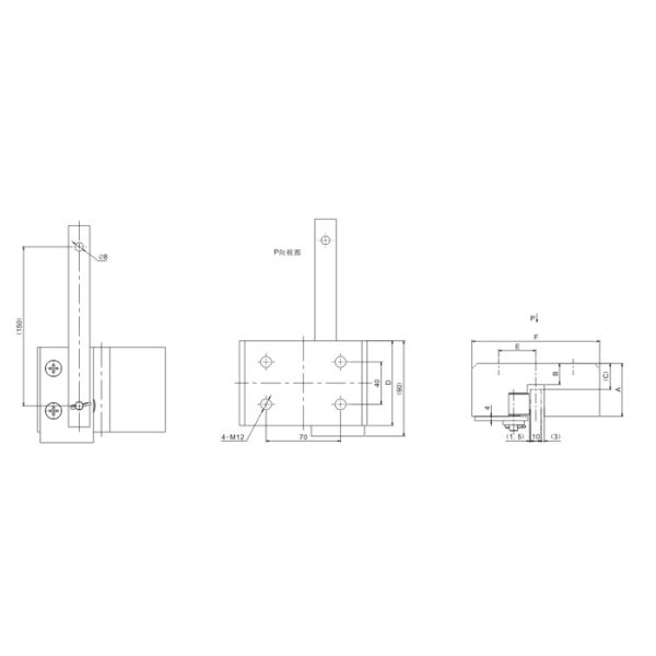 Villa Elevator / Lift Spare Parts Instantaneous Type Safety Clamp CE Approval